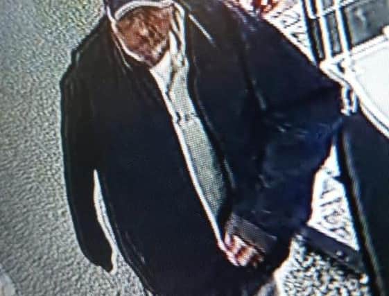 Police wish to trace this man.