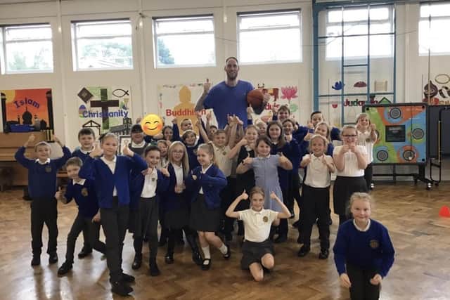 Grimoldby Primary School pupils enjoyed Paul Sturgess's visit.