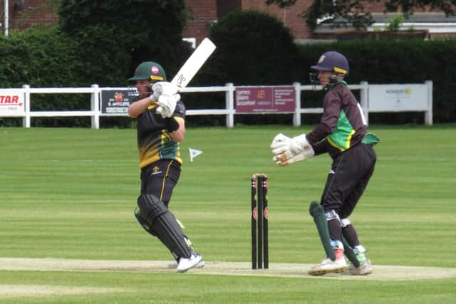 Sam Evans, who scored 113 not out for Lincolnshire CCC on Monday in the county One Day Trophy game against Northumberland