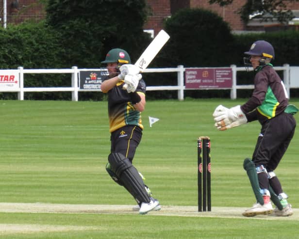 Sam Evans, who scored 113 not out for Lincolnshire CCC on Monday in the county One Day Trophy game against Northumberland