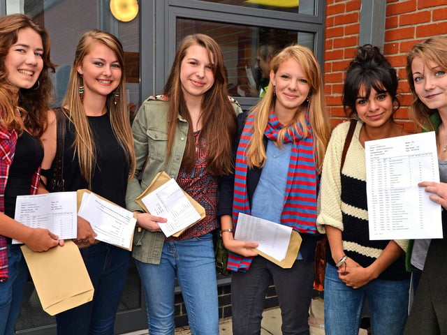 Horncastle's Queen Elizabeth's Grammar School's (from left) Charlotte Richardson, Holly O'Neill, Catherine Benson, Mollie Biggadike, Kate Loosmore and Damaris Bennett.