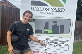 Spreading the word about The Cage at Wolds Yard in West Ashby and the Earn Your Fizz fitness facility.