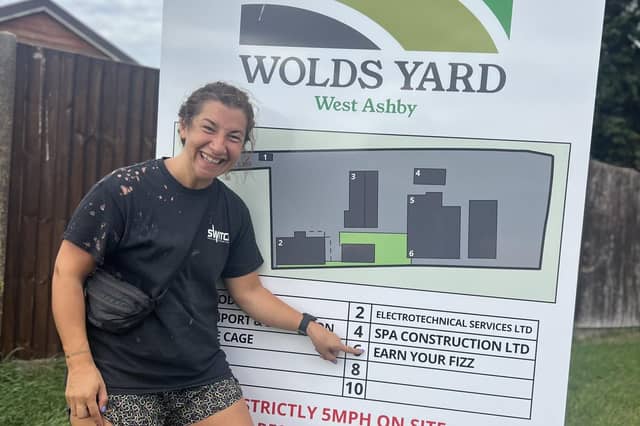 Spreading the word about The Cage at Wolds Yard in West Ashby and the Earn Your Fizz fitness facility.