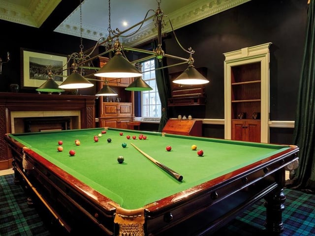 The billiard room.