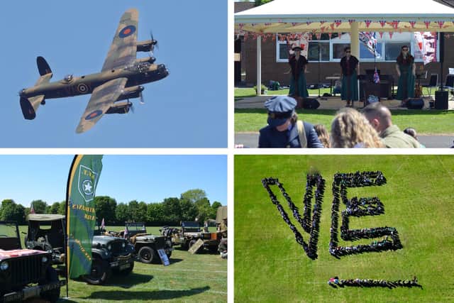 A selection of photos from the school's street party-style celebration.