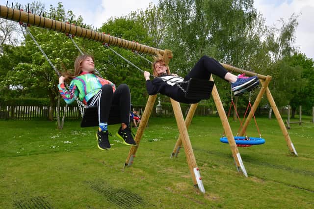 L-R Maya Charlton 9 and her mother Emily Charlton of Scopwick