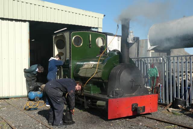 Jurassic taken during her successful steaming as part of her 2025 annual boiler examination for her insurance certificate. Photos: Chris Bates.