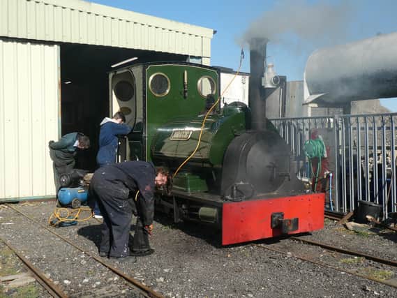 Jurassic taken during her successful steaming as part of her 2025 annual boiler examination for her insurance certificate. Photos: Chris Bates.