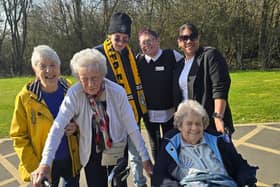 Residents from The Haven enjoyed a day out at Boston United.