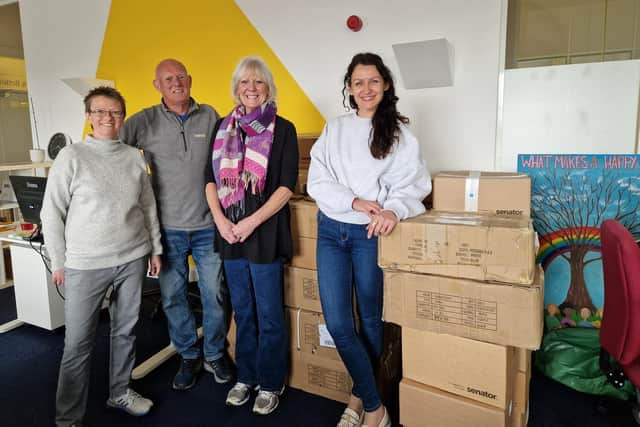 Vikki Hern (BRIC), Perry Smith (REACH), Sheila Jennings (REACH) and Kamila Zolotar (BRIC)