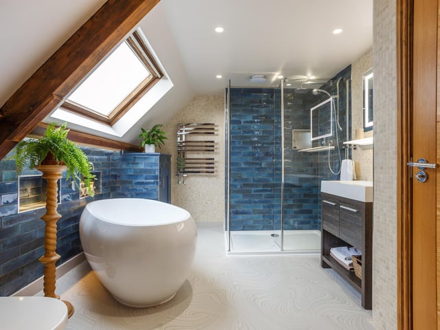 The bathroom, accessible from bedroom two, but also the landing.