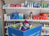The donation bin in the Co-op's stores.