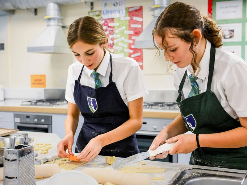 The impressive food technology facilities.