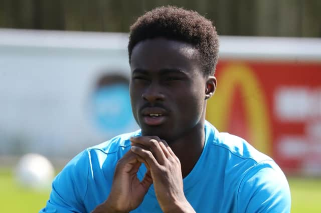 Jordan Adebayo-Smith had a successful loan spell at Trinity last season.