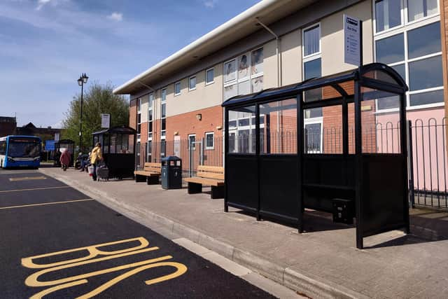 The new look for Gainsborough Bus Station following its refurbishment