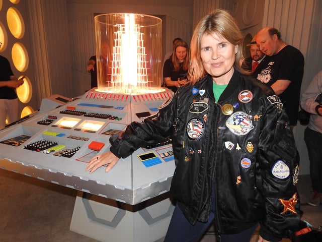 Sophie Aldred gets to check out The Console Room in South Kyme.