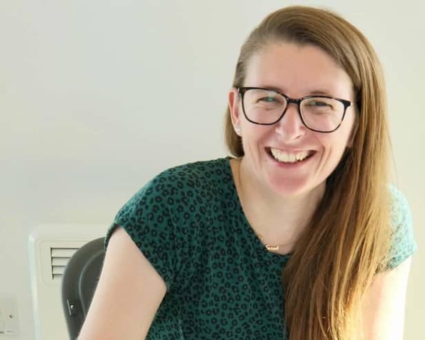 Mablethorpe mum Stephanie Otter is all smiles after the success of her debut poetry book.