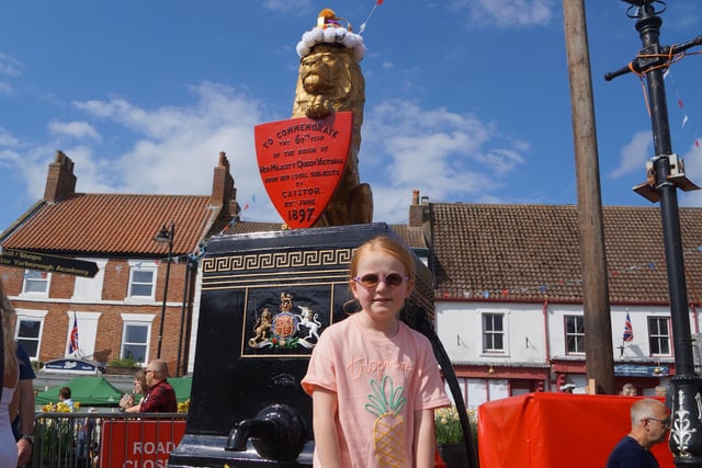 Mollie's crown was chosen as the one to crown the coronation lion