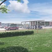Plans for a new service station on land next to the Lincolnshire Showground have been submitted