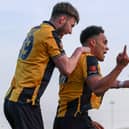 Boston United saved a point in the closing moments against Woking. Pic: Chris Bray,