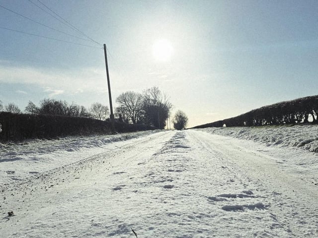 A bright, crisp morning by Lynne Breen near Horncastle.
