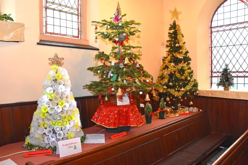 Just some of the beautiful trees on show in the Methodist Church