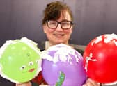Kirsty Cusworth of Mess Around North East Lincs getting ready to welcome children and parents to a Toy Story themed day.