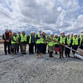 The ground-breaking ceremony of the new Skegness TEC College campus.