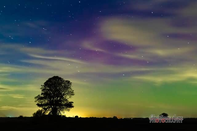 The Northern Lights over Boston. Image: Christiaan Lowe.