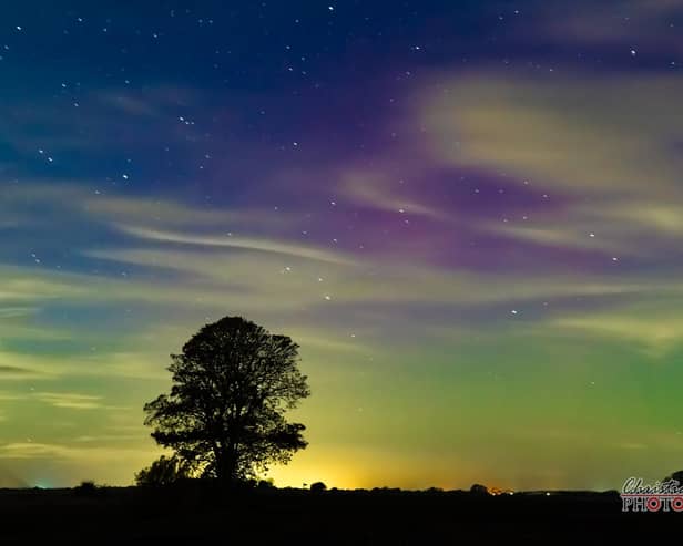 The Northern Lights over Boston. Image: Christiaan Lowe.
