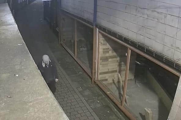 A still from the footage released by Lincolnshire Police.