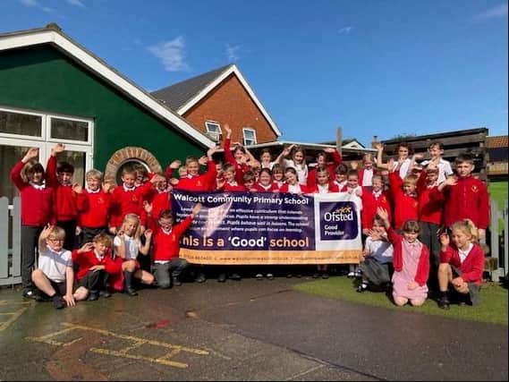 Walcott Primary School pleased at returning to a 'good' rating from Ofsted.