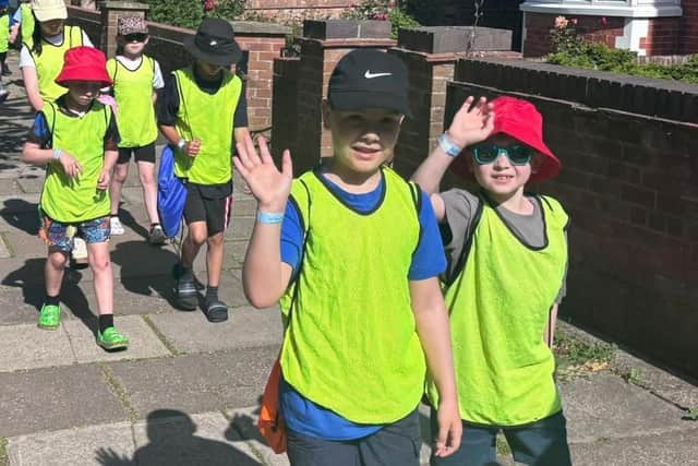 Children visiting Derbyshire Children’s Holiday Centre in Skegness.