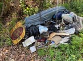 The rubbish was dumped illegally in Normanby-By-Stow
