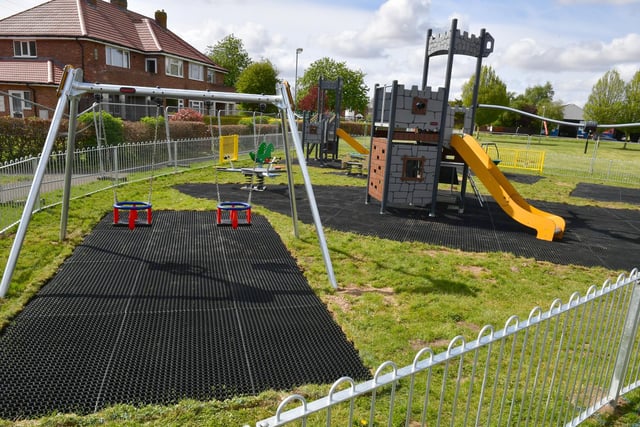 The new £81,000 Wyberts Play Park.