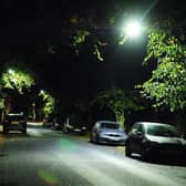 A petition has been started for street lights to be switched on longer