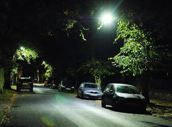 A petition has been started for street lights to be switched on longer