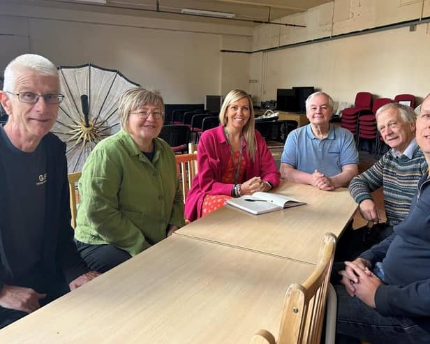 ​Delegates were invited to a tour of the proposed community hub in Hemswell Cliff