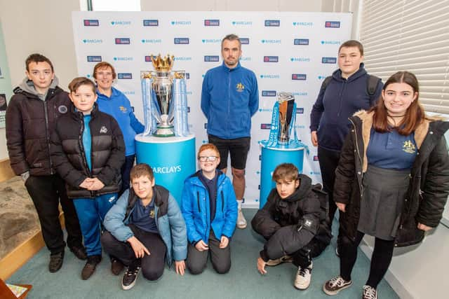 Students and Staff from LWF St Lawrence School at the launch.