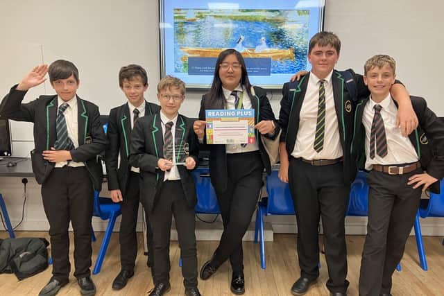 Students at Caistor Yarborough Academy.