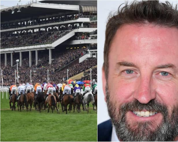 Comedian Lee Mack was among those who displayed COVID-19 symptoms after attending the Cheltenham Festvial. (Photo: Getty).