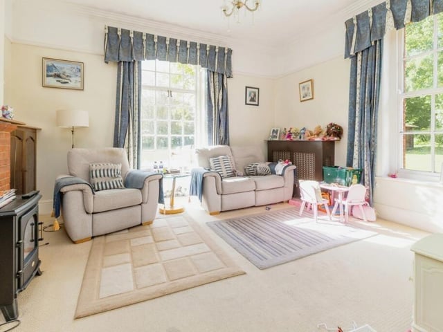 The living room.