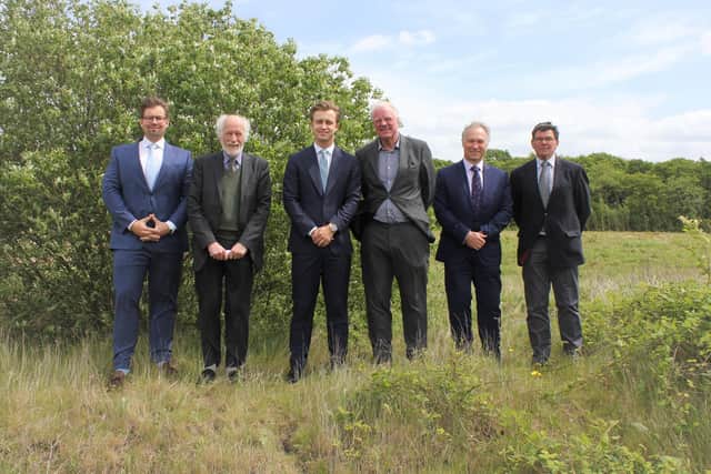 At the site of the new storage and distribution facility in Gainsborough