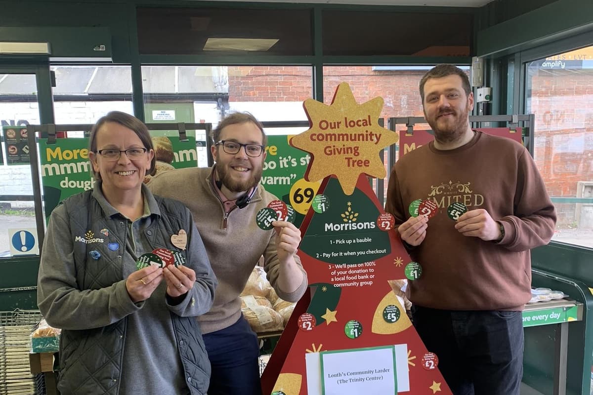 Morrisons in Louth launches 'Giving Tree' to help tackle food poverty