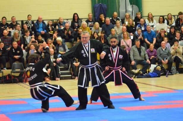 Chris during his part of the same demonstration event.