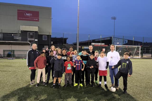 The Premier League Kicks team at Lincoln City Foundation