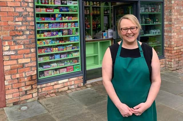Owner Nicola Truesdale outside the newly refurbished Sweetie Perfection