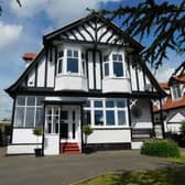 The front of the property.