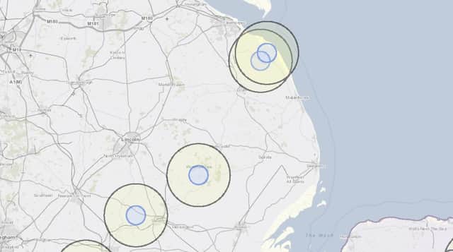 A map of the cases.