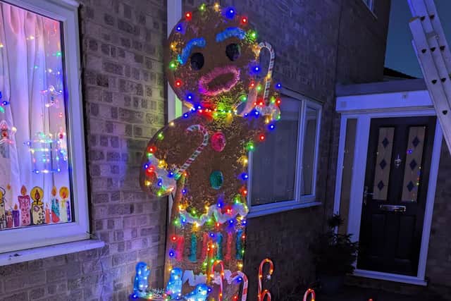 Ginger the giant ginger bread man Hand made